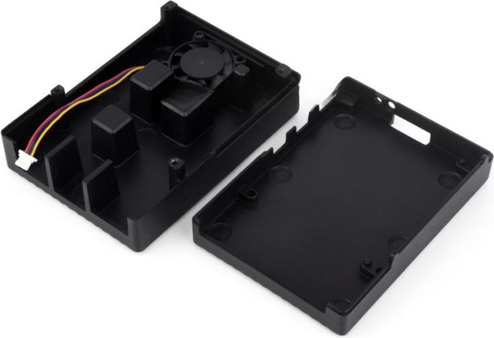 Image du produit WaveShare Raspberry Pi 5 boîtier en aluminium avec ventilateur