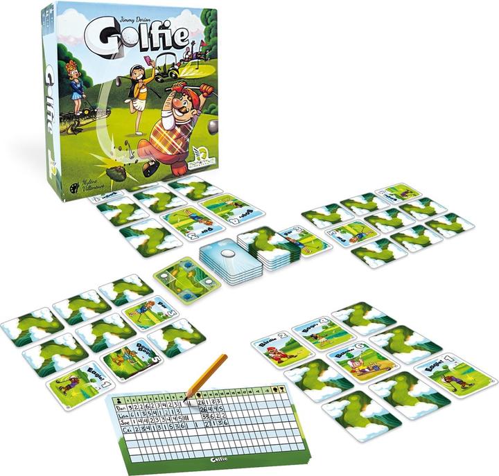 Immagine prodotto Golfie (mult) (Francese, Inglese, Tedesco, 1 - 8 Giocatori)