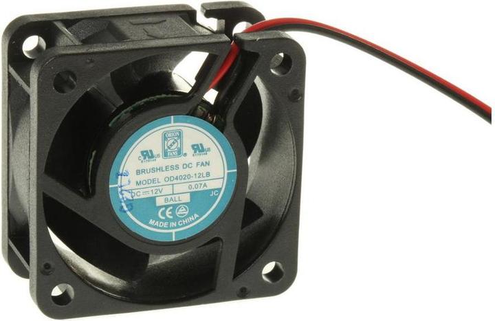 Produktbild RS PRO Lüfter 40x40x20mm 12VDC 0,8W 11,9m³/h (40 mm)