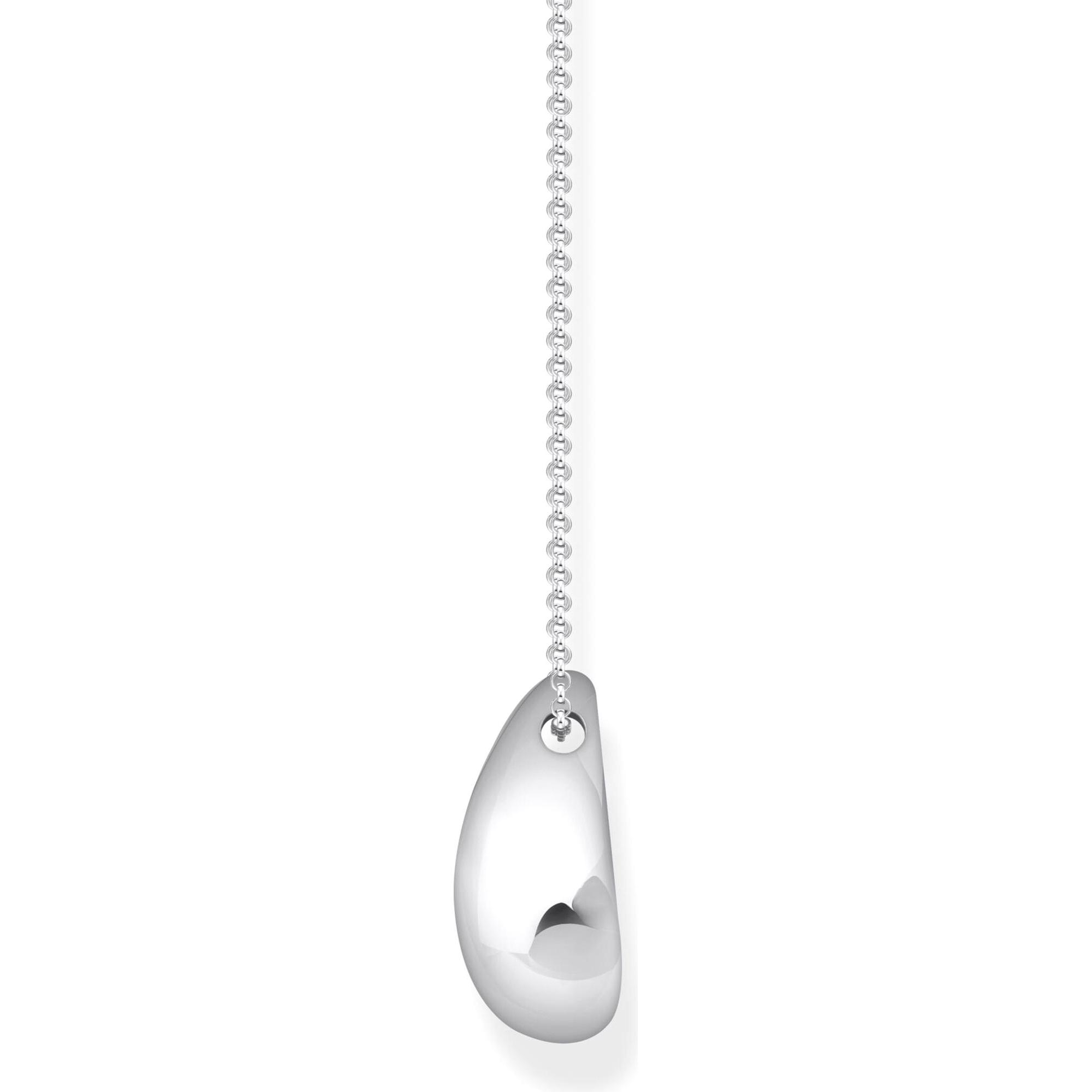 Thumbnail - Thomas Sabo, Halsschmuck, Kette mit Anhänger in organischer Tropfenform, (925er Silber, 45 - 50 cm)