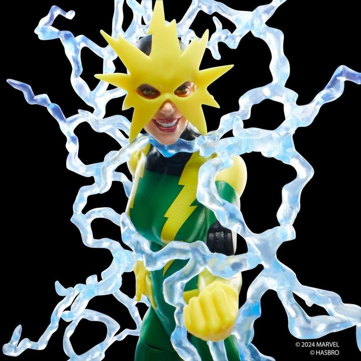Produktbild Hasbro Spider-Man Marvel Legends Retro Actionfigur Electro (Francine Frye) 15 cm
