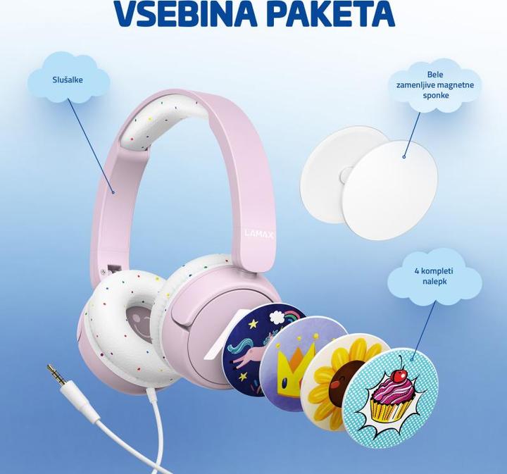 Actual product image KAM SoundKid1 pink