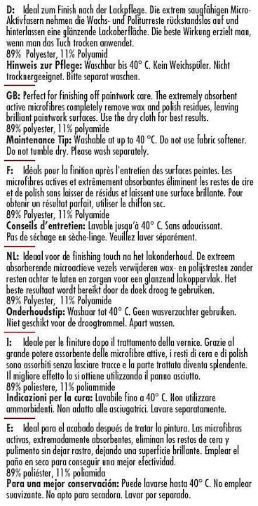 Produktbild Sonax Mikrofasertuch