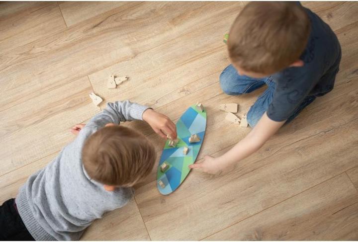 Actual product image BS Toys Wooden balance game rabbit (German, Polish)