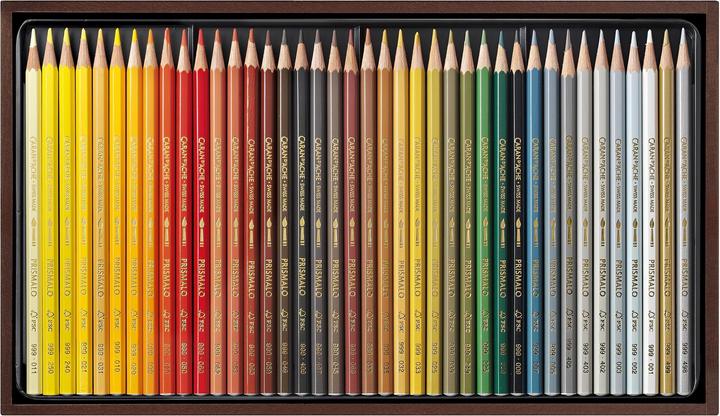 Produktbild Caran d'Ache Prismalo Aquarelle Holzkoffer (80x)