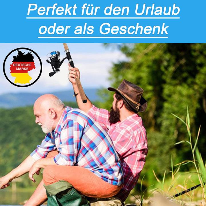 Immagine prodotto Q-Tac Set da pesca per carpe (Set da pesca, Telescopio, 300 cm)