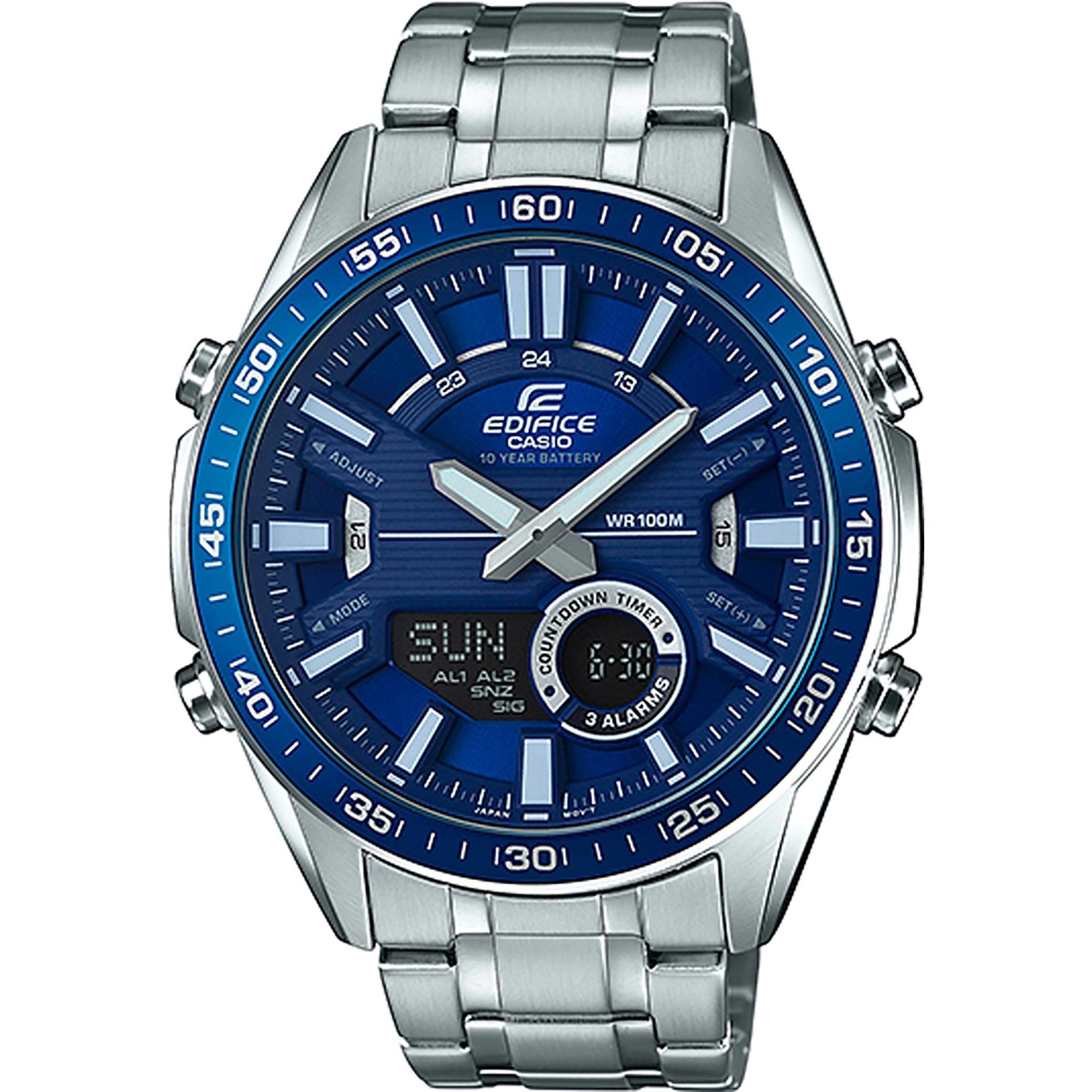 Casio Argento Orologio Da Polso, Edifice - Efv-C100d-2Avef, (Cronografo, 47 Mm)
