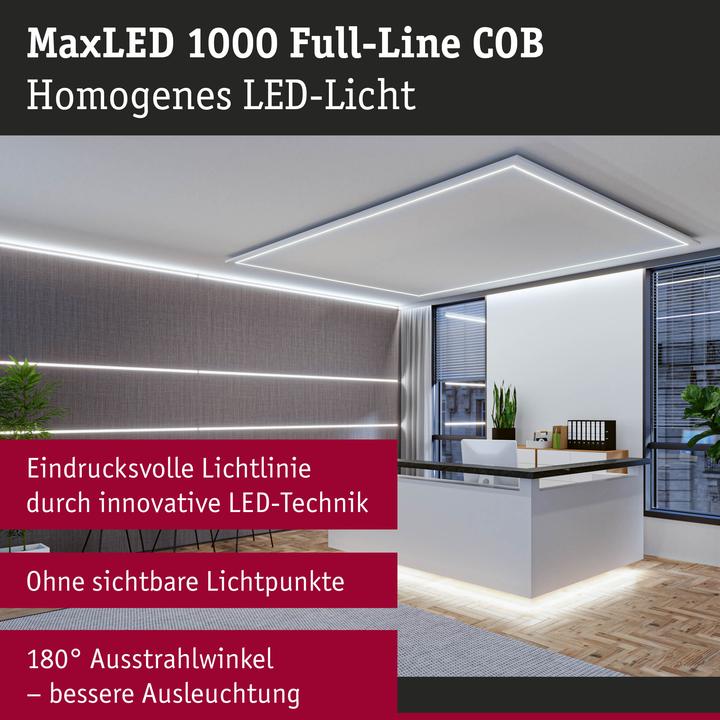 Image du produit Paulmann MaxLED 1000 Full-Line COB Stripe Set (Lumière du jour, 300 cm, Intérieur)