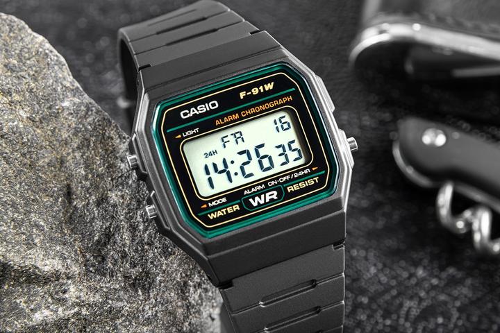 Immagine prodotto Casio Retro Vintage - F-91W-3D (Orologio digitale, 33 mm)