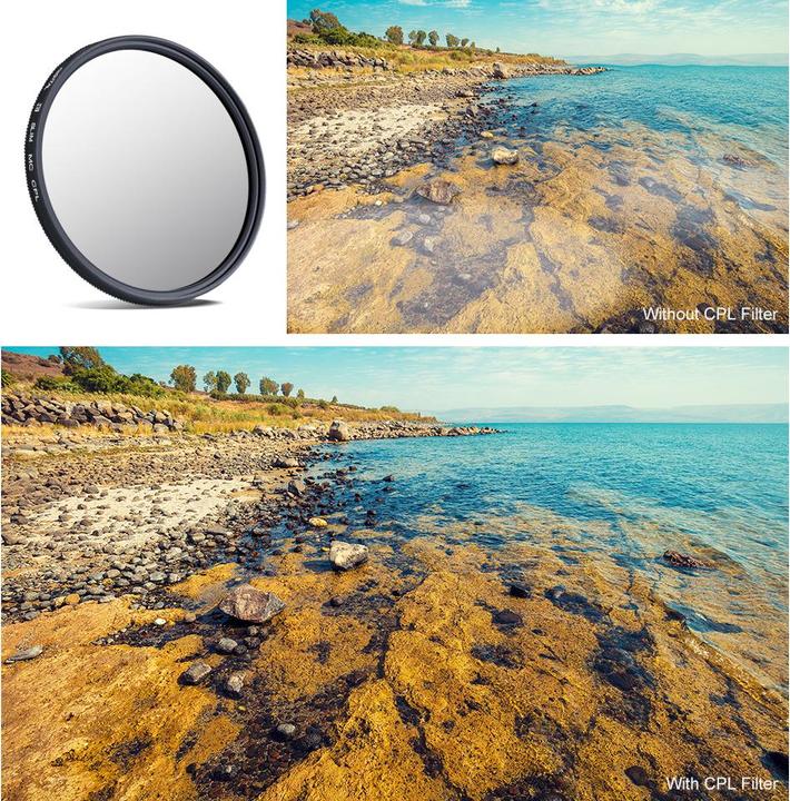 Produktbild K&F Concept 77MM CPL, Slim, Green Coated (77 mm, Polarisationsfilter)