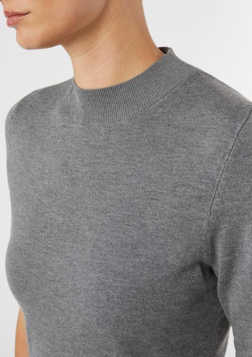 Produktbild Comma Strickpullover Halbarm-Shirt mit Glitzergarn (34)