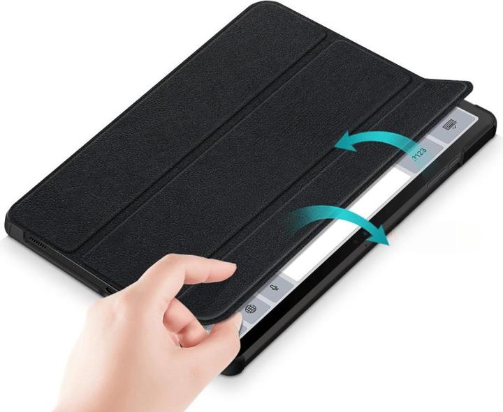 Actual product image Cover-Discount Galaxy Tab S9+ - Tri-fold Smart Case black (Galaxy Tab S9+, Galaxy Tab S10+)