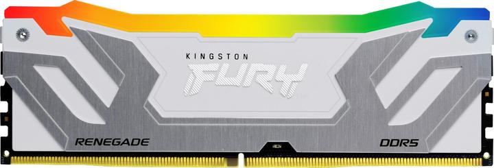 Produktbild Kingston 24GB 8000MT/s DDR5 CL38 DIMM FURY Renegade RGB White (1 x 24GB, 8000 MHz, DDR5-RAM, DIMM)