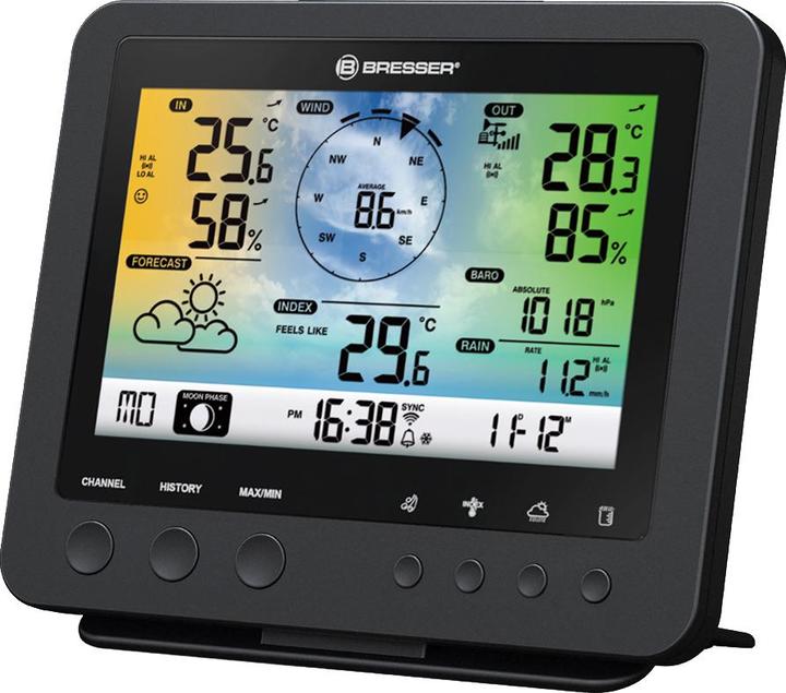 Actual product image Bresser Weather Station Weather Centre 5-in-1 WLAN Prof. Sensor
