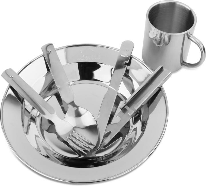 Actual product image Normani Camping tableware set 7 pieces - 8543