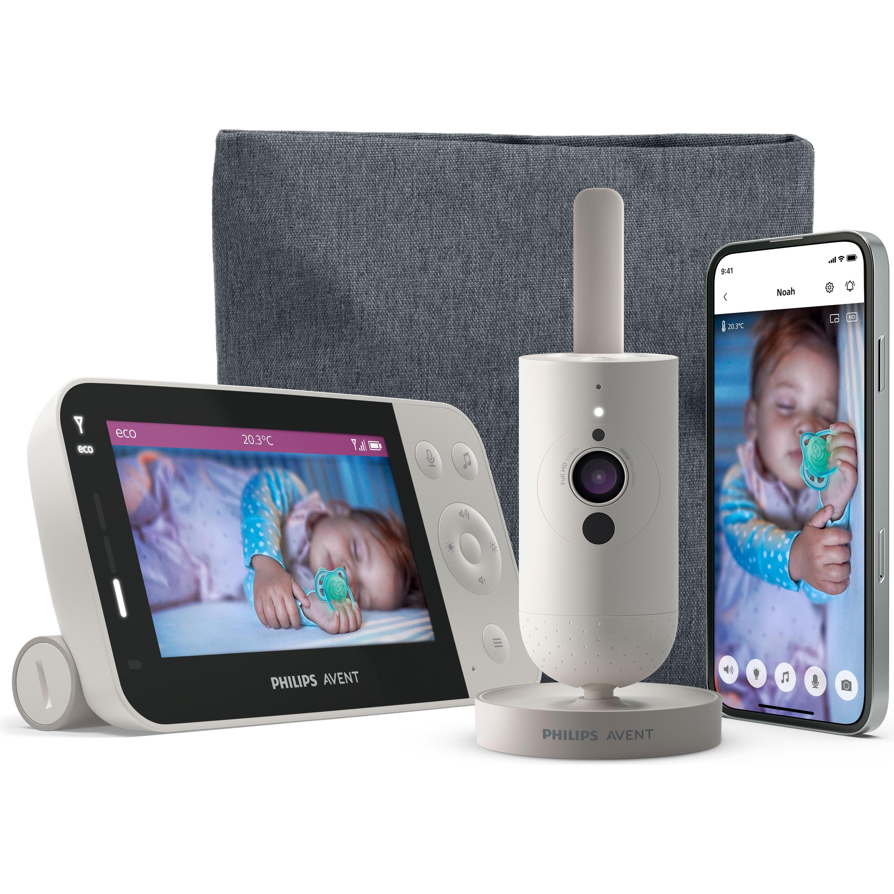 Philips Avent, Babyphone, Video Connected (Babyphone mit Kamera, 400 m)