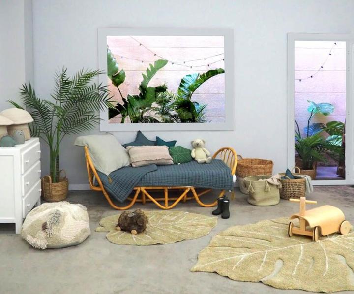 Produktbild Lorena Canals Monstera Mini Olive (70 x 100 cm)