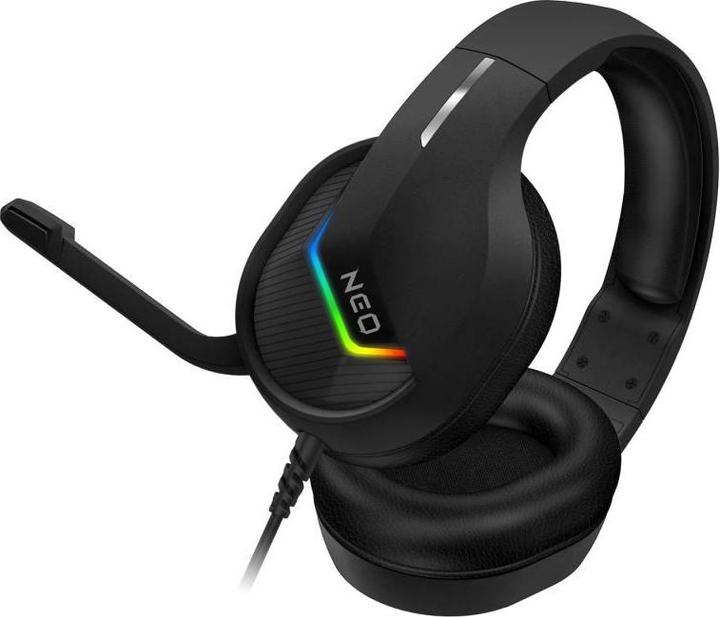 Image du produit Connect IT NEO schwarz / Gaming-Kopfhörer / Mikrofon / 3,5-mm-Klinke + USB (Filaire)