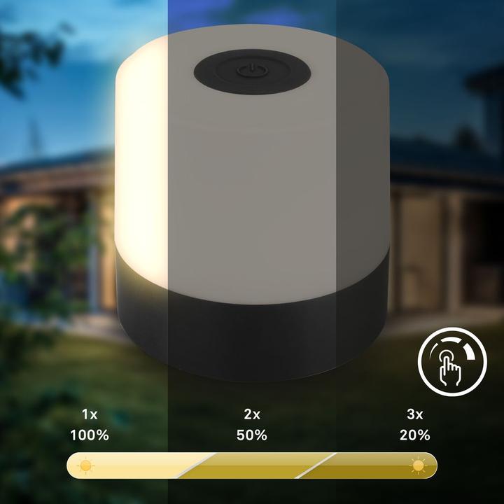 Produktbild B.K.Licht Akku LED Tischleuchte (150 lm)