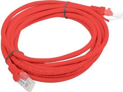 Produktbild Lanberg PCU5-10CC-0300-R Netzwerkkabel 3 m Cat5e U/UTP (UTP) Rot (U/UTP, CAT5e, 3 m)
