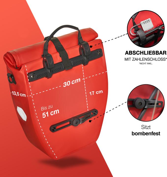 Produktbild Valkental ValkBasic (20 l, Gepäckträgertasche)