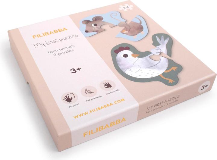 Produktbild Filibabba Meine ersten Puzzlespiele (3 Teile)