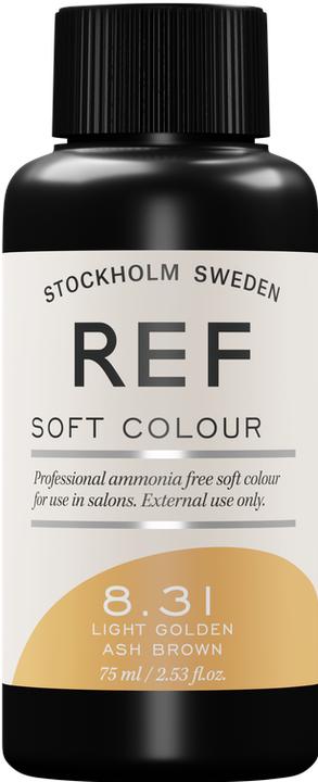 Produktbild Ref. REF Soft Colour 8.31 Light Gold Ash Blonde 2x75 ml (8.31 Light Gold Ash Blonde)