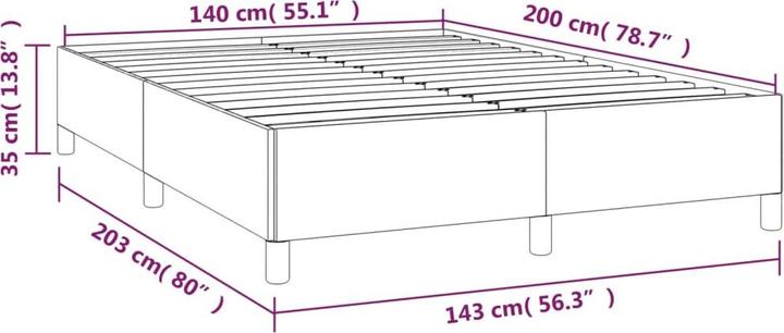 Image du produit vidaXL Bettgestell (160 x 200 cm)