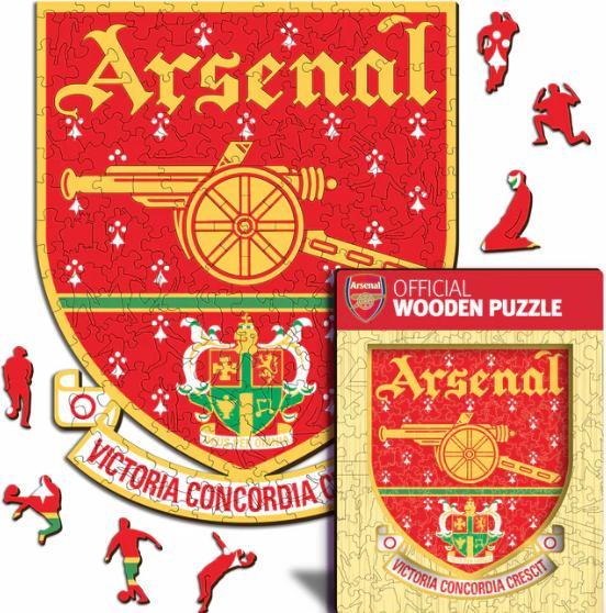 Produktbild Iconic Arsenal FC - Retro Logo - Holz Puzzle Grösse M (270 Teile) (270 Teile)