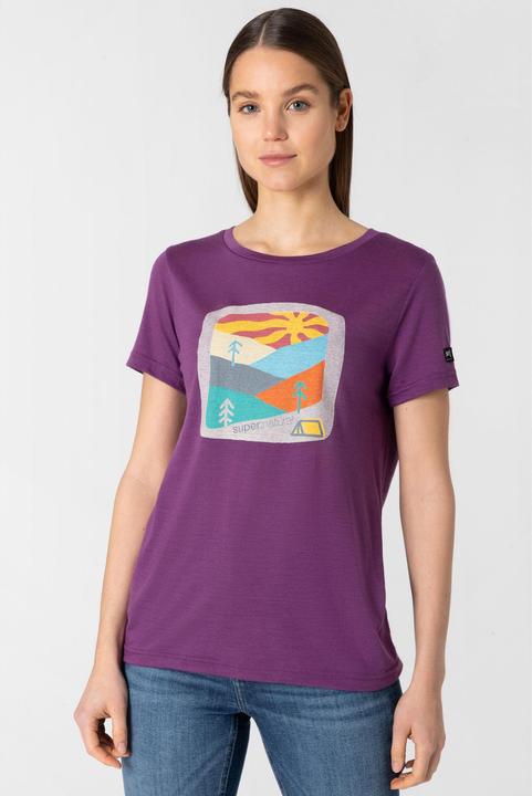 Actual product image Super Natural Women's Mountain Art Tee (S)