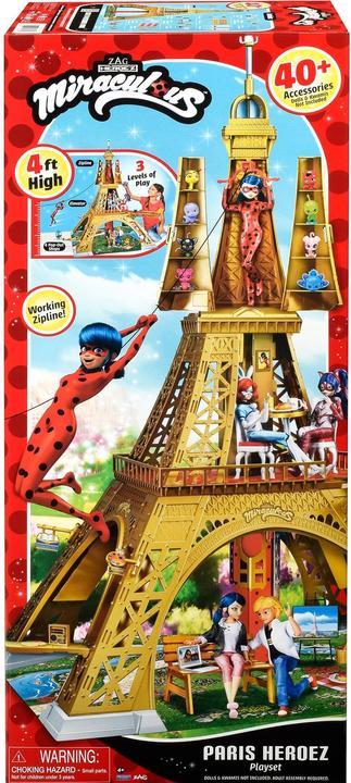 Actual product image Bandai MIRACULOUS deluxe play set Paris 4+