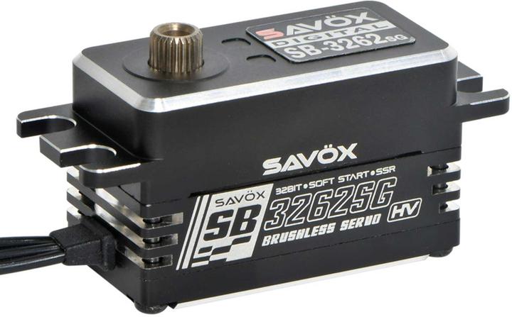 Produktbild Savöx SB-3262SG (8,4V/35kg/0,065s) Brushless Digital Low Profile Servo mit Alugehäuse