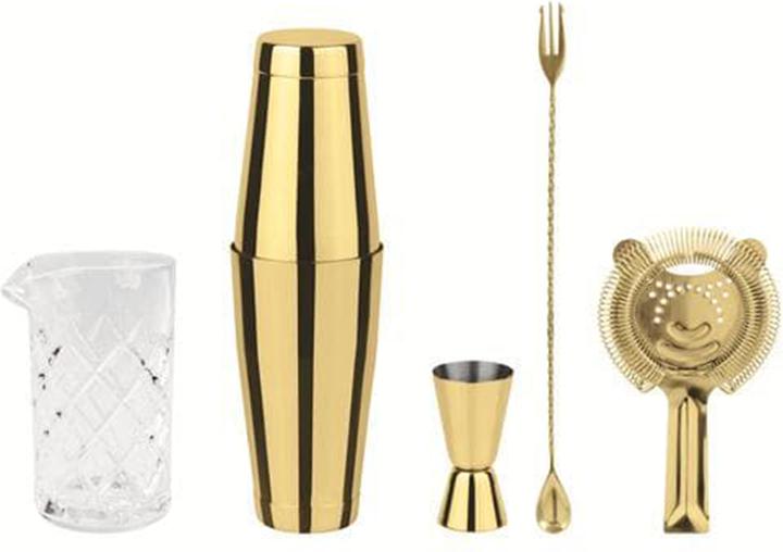 Paderno Drink Mixer Set Crystal 0.79 l, Gold (Cocktail set)