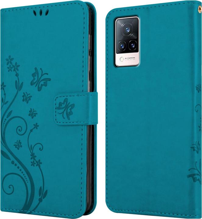 Actual product image Cadorabo Flower Book cover (Vivo V21)