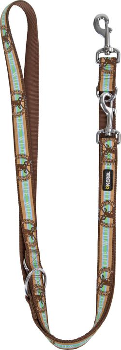 Produktbild Kerbl Führleine Wild Life braun, 200cm/25mm (Hund)