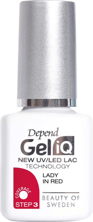 Immagine prodotto Depend Gel iQ Lady in Rosso 5 ml (Signora in rosso, Smalto per unghie effetto gel)