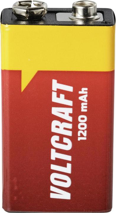Produktbild Voltcraft VC-9V-Li-1200mAh 9 V Block-Batterie Lithium 1200 mAh 9 V 1 St. (1 Stk., 9V Block, 1200 mAh)