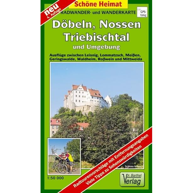 Doktor Barthel Karte Döbeln, Nossen, Triebischtal und Umgebung, Landkarte