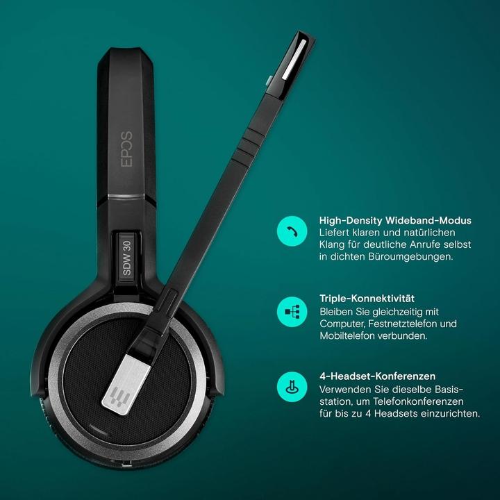 Actual product image EPOS Impact SDW 30 (Wireless, Skype)