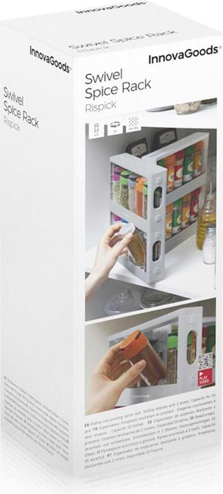 Actual product image InnovaGoods Sliding and swivelling spice rack