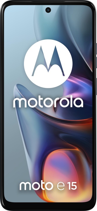 Produktbild Motorola Smartfon Moto E15 2/64GB Misty Blue (64 GB, Misty Blue, 6.67", Dual SIM, 32 Mpx, 4G)