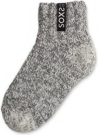 Image du produit Soxs Graue Wolle Herren- & Damensocken Jet Black, Kurzsocke (Une unité par pack, 37, 40 - 41, 38 - 39)