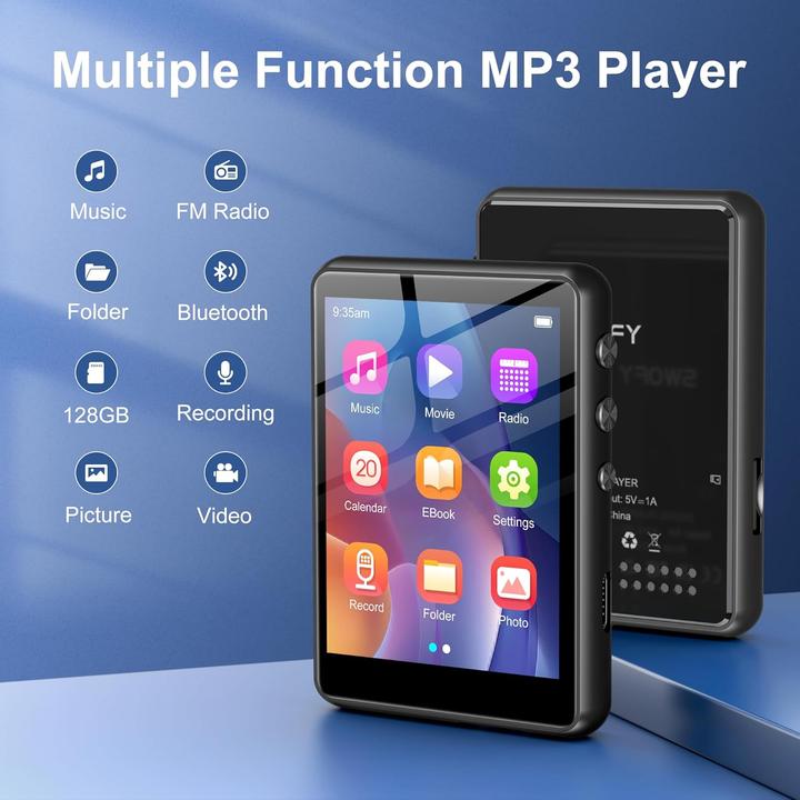 Produktbild Swofy Bluetooth MP3 Player mit Touchscreen