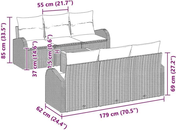 Produktbild vidaXL Myla