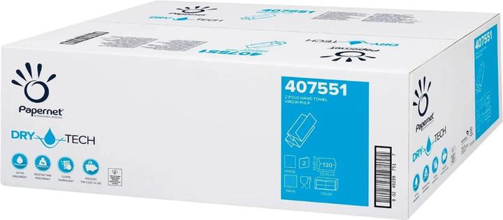 Produktbild Papernet Håndklaedeark Z-fold 2-lag 20.3x24x8 cm Nyfiber,20 pk x 130 stk/krt (20x)