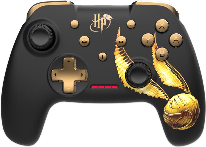 Image du produit Freaks and Geeks Harry Potter - Manette Sans Fil pour Nintendo Switch - Modèle Vif d'Or - Noire - Câble 1M (PC, Switch, Switch OLED)