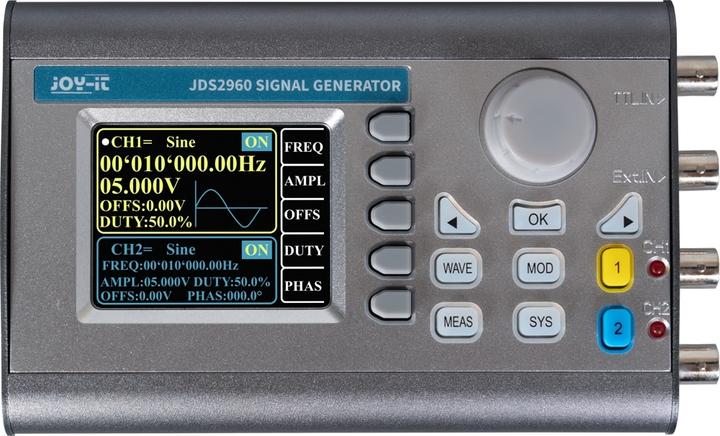 Joy-it JDS-2960-60MHz Funktionsgenerator akkubetrieben, Funktionsgenerator netzb