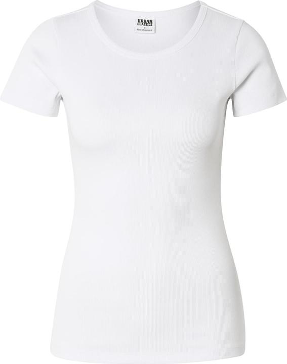 Produktbild Urban Classics Ladies Rib Slim Tee white S (S)