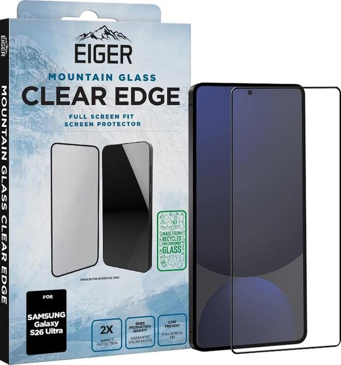 Productafbeelding Eiger Bergglas Heldere rand (1 Pcs., Samsung Galaxy S26 Ultra)