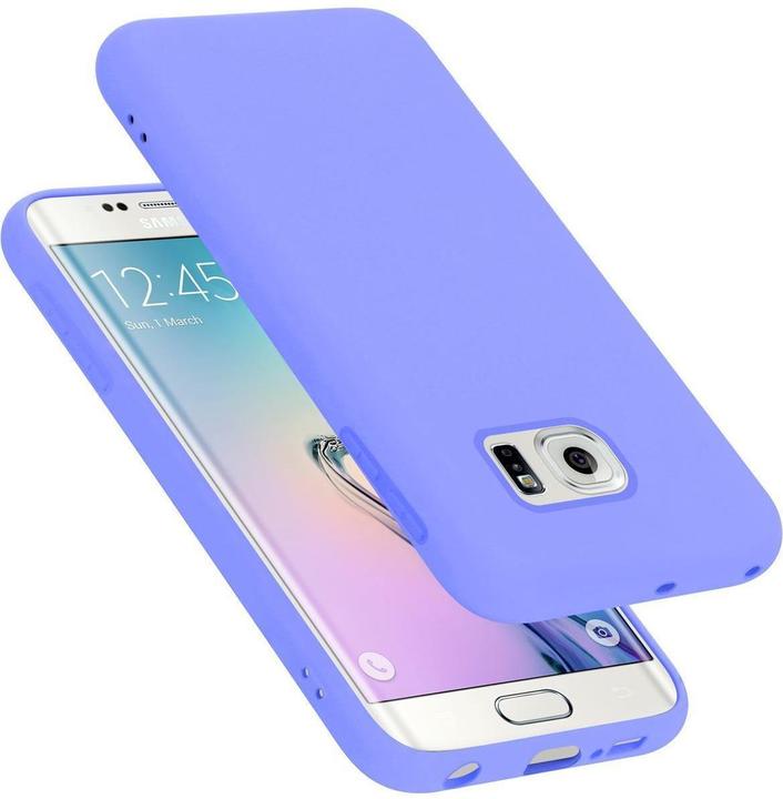 Actual product image Cadorabo TPU Liquid Silicone Case Cover (Samsung Galaxy S6 Edge)